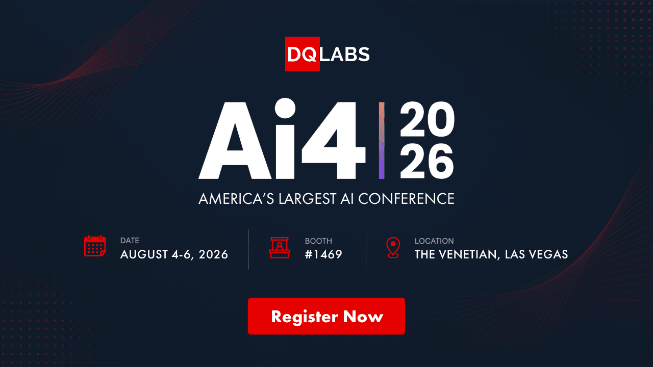 Ai4 2026 conference — DQLabs event popup